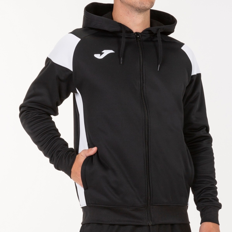 Joma Crew III Men's Hooded Jackets Black | MWJU20917