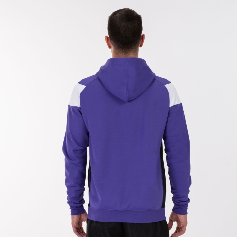 Joma Crew III Men's Hooded Jackets Purple | MZFP25308