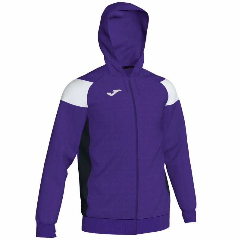 Joma Crew III Men\'s Hooded Jackets Purple | MZFP25308