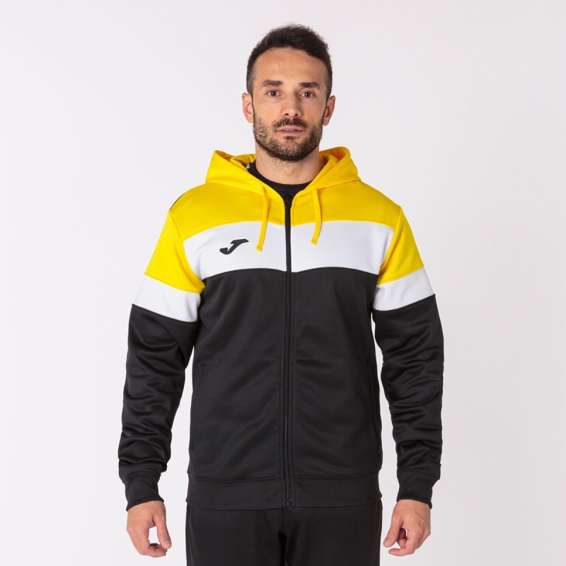 Joma Crew IV Men's Hooded Jackets Yellow | ASZH52960