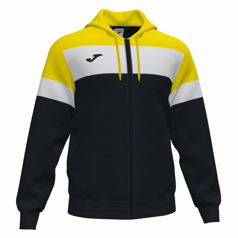 Joma Crew IV Men\'s Hooded Jackets Yellow | ASZH52960