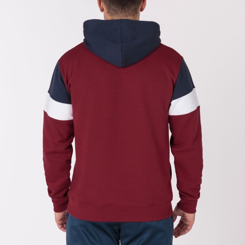 Joma Crew IV Men's Sweatshirts Burgundy | HGBZ32986