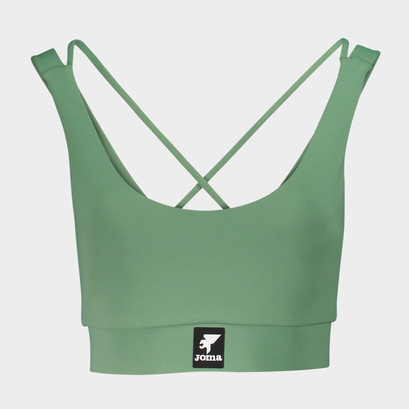 Joma Daphne Women\'s Sports Bra Green | SCDY64201