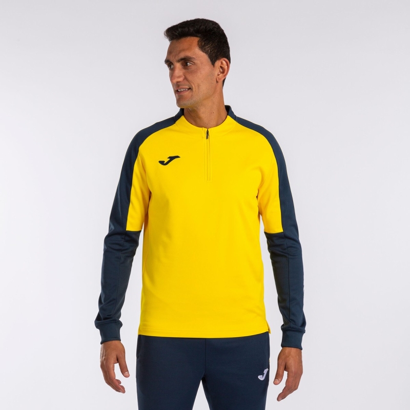 Joma Eco Championship Men's Sweatshirts Yellow | UHZJ06843