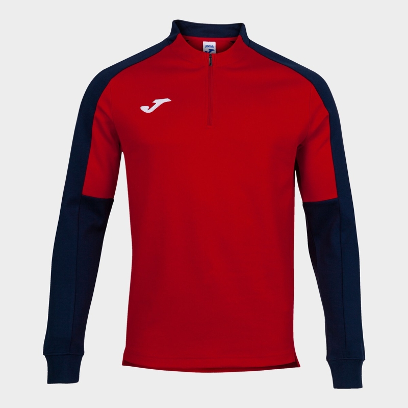 Joma Eco Championship Men's Sweatshirts Red | ZQMI68041