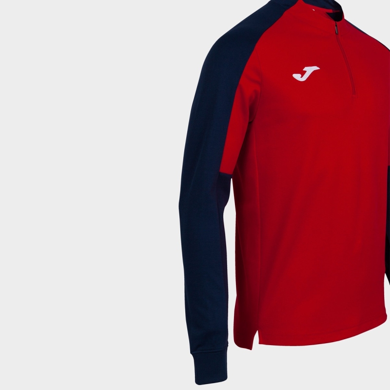 Joma Eco Championship Men's Sweatshirts Red | ZQMI68041