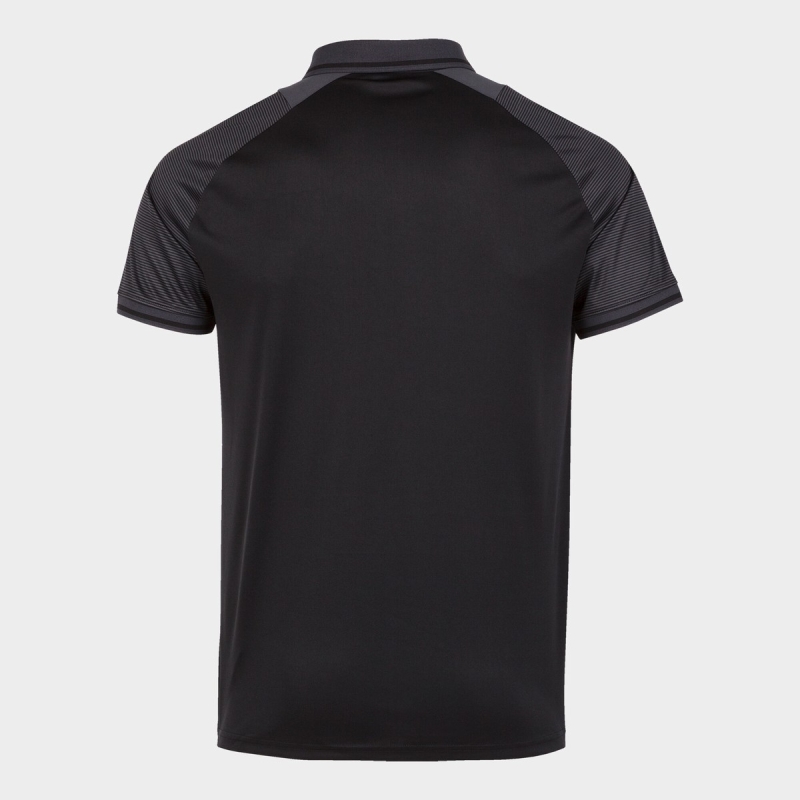 Joma Essential II Men's Polo Shirts Black | TECD28359