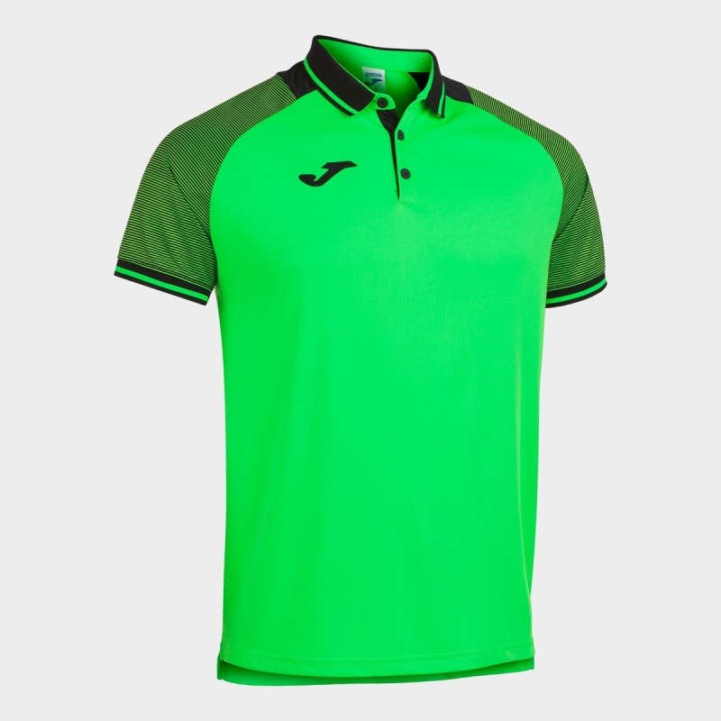 Joma Essential II Men\'s Polo Shirts Green | DZPQ02389