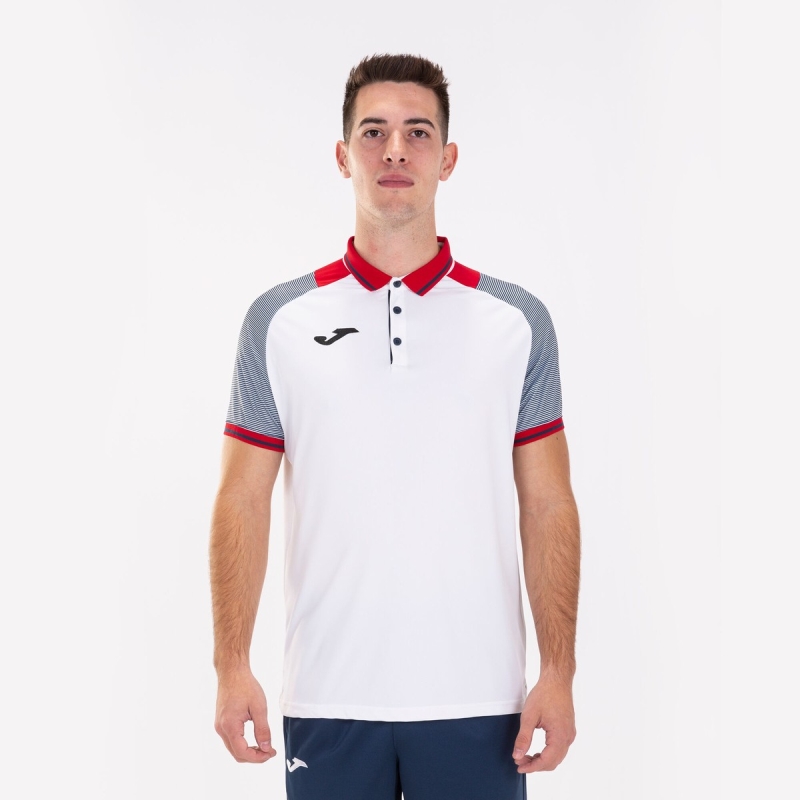 Joma Essential II Men's Polo Shirts White | IAHG90734