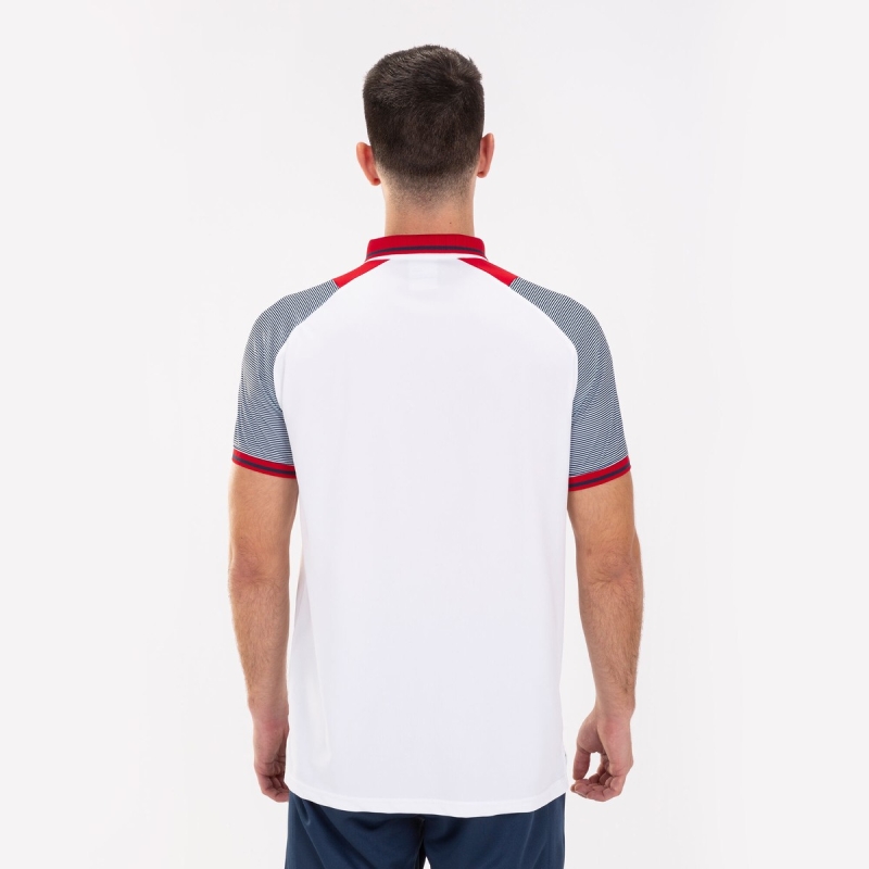 Joma Essential II Men's Polo Shirts White | IAHG90734