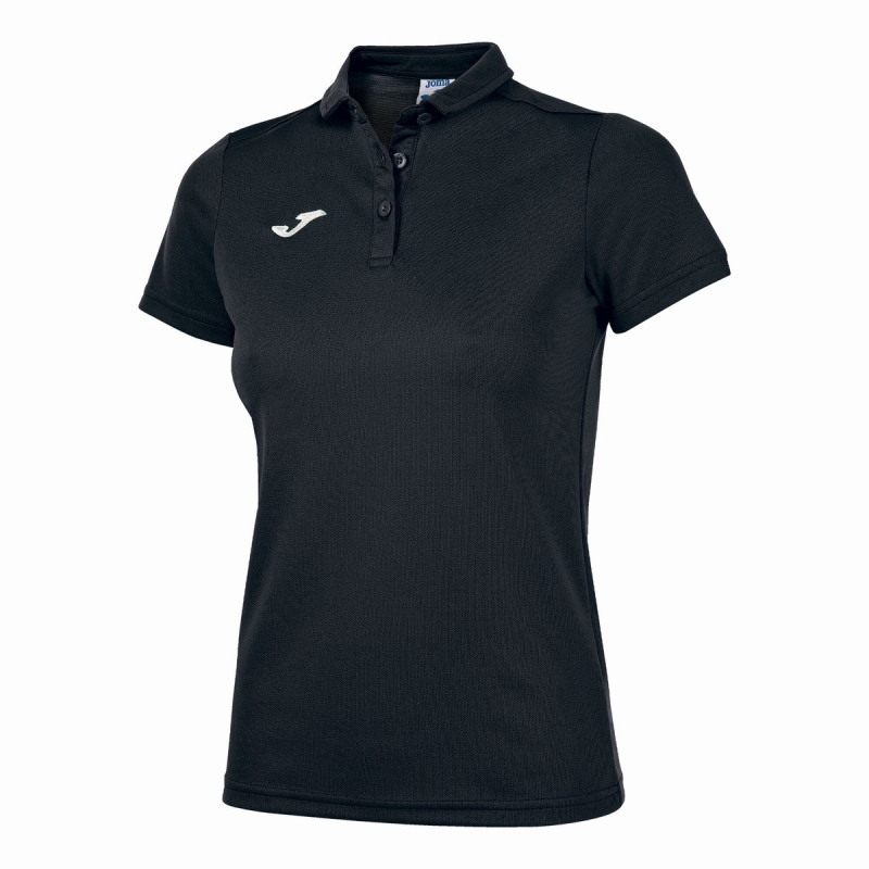 Joma Hobby Women\'s Polo Shirts Black | SFXU23418