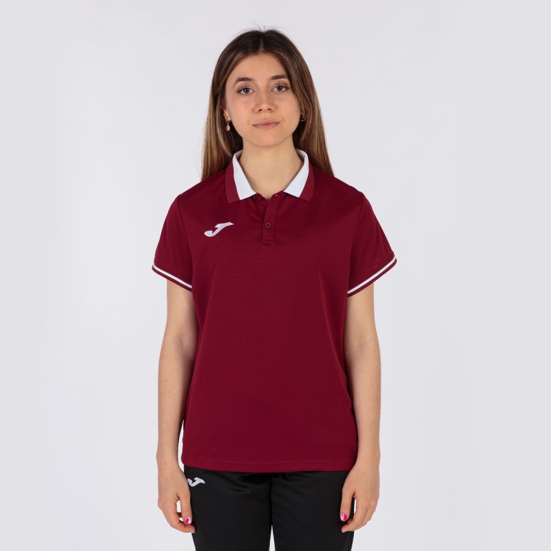 Joma Hobby Women's Polo Shirts Burgundy | HRBQ86517