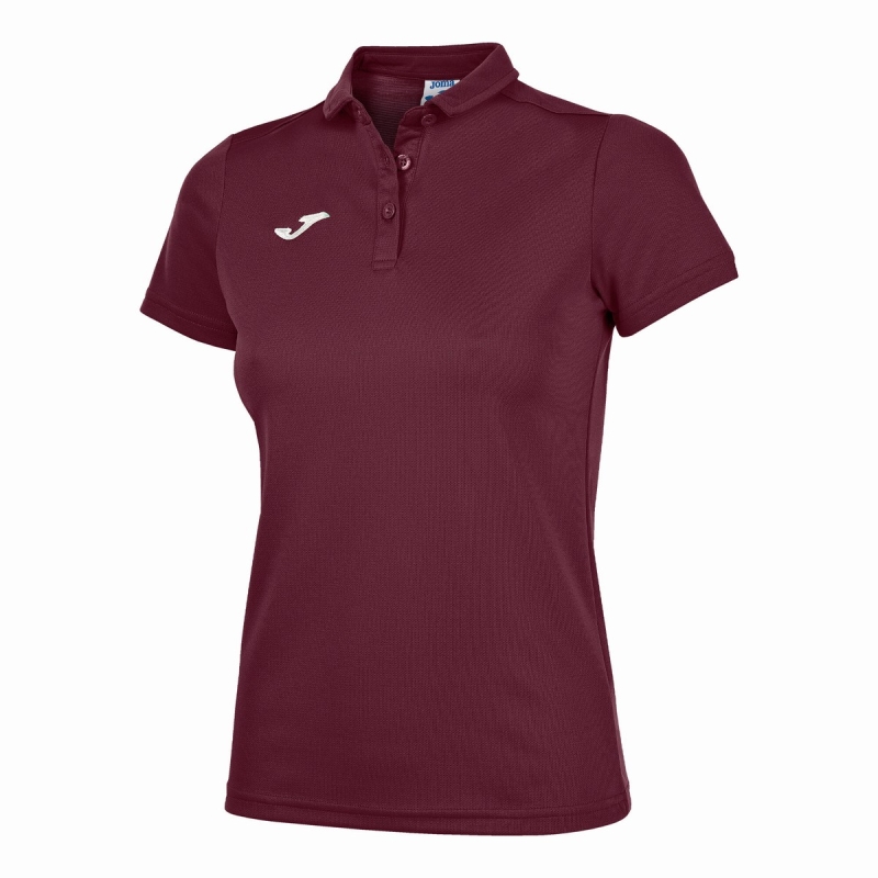 Joma Hobby Women\'s Polo Shirts Burgundy | XWHN35268