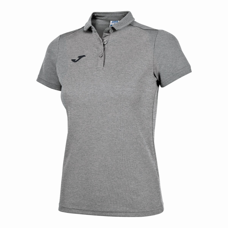 Joma Hobby Women\'s Polo Shirts Grey | QGHU65293