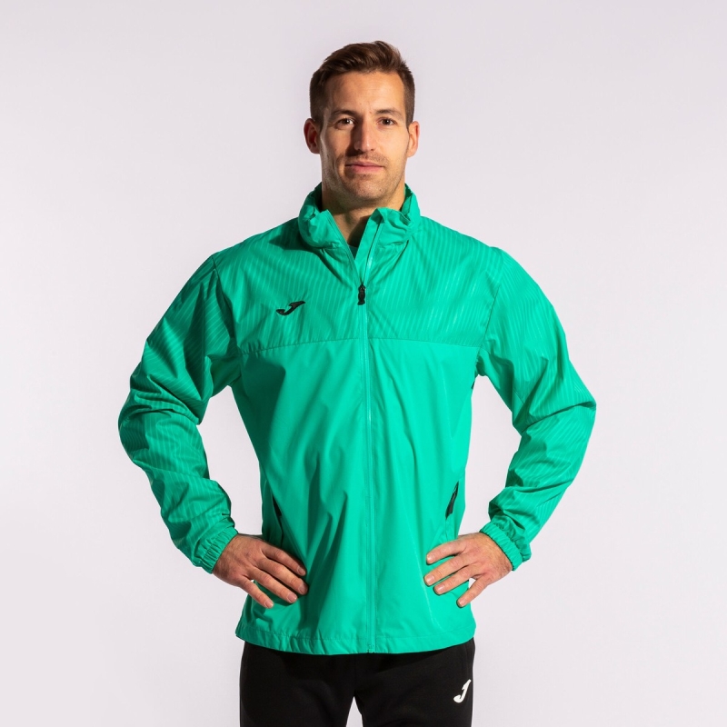 Joma Montreal Men's Rain Jackets Green | LEQU08137