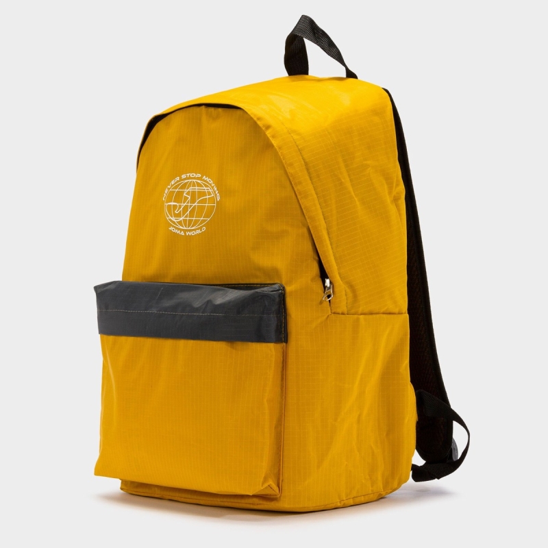 Joma Moving World Men's Backpacks Yellow | ZFKG26475