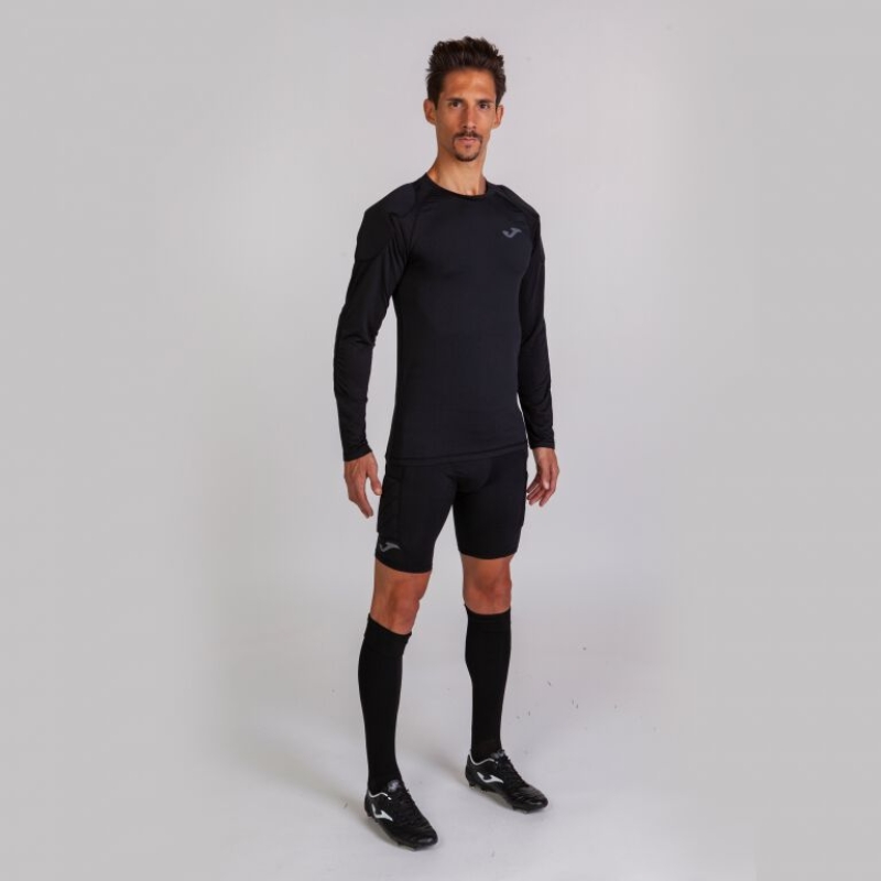 Joma Protec Men's Long Sleeve Black | MPBF20564