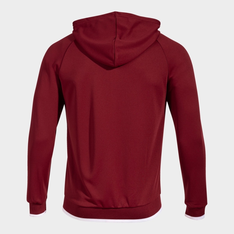 Joma Supernova II Men's Hooded Jackets Burgundy | LRWF32054