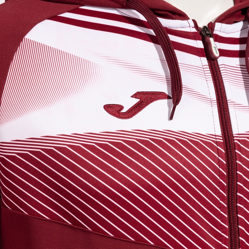 Joma Supernova II Men's Hooded Jackets Burgundy | LRWF32054