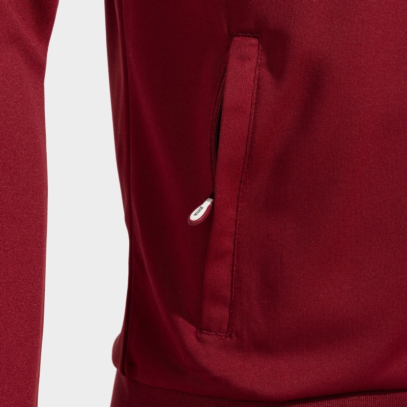 Joma Supernova II Men's Hooded Jackets Burgundy | LRWF32054