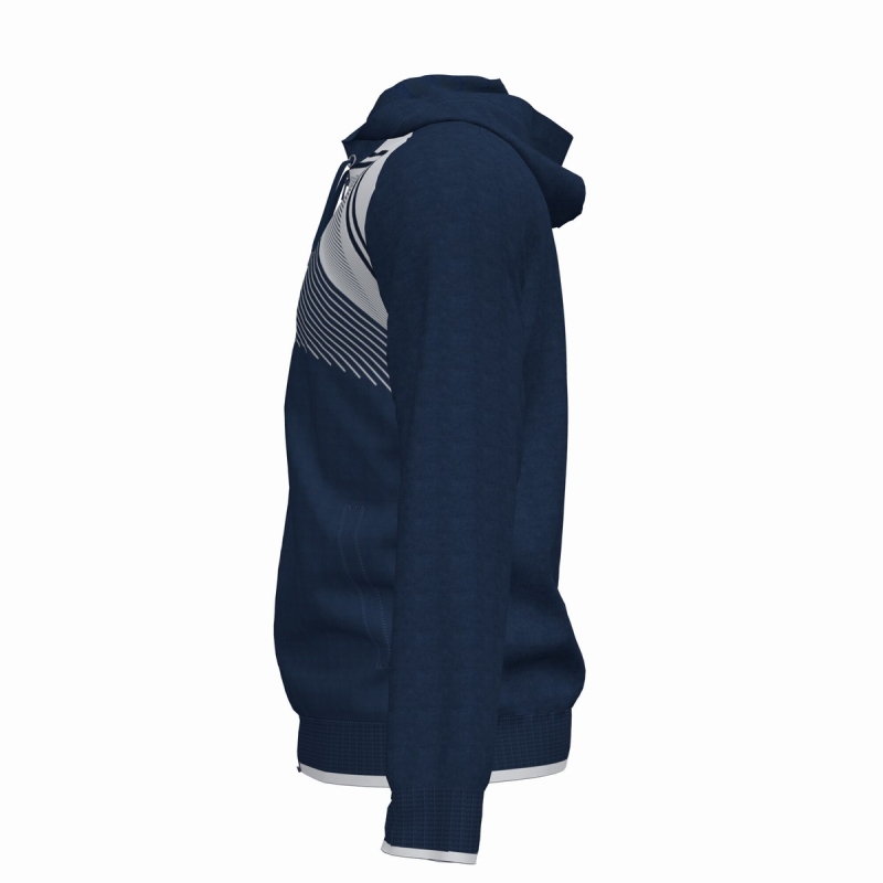 Joma Supernova II Men's Hooded Jackets Navy | ZHAI53169