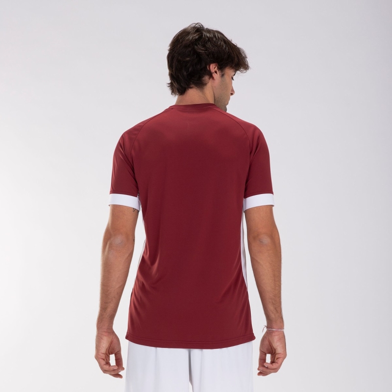 Joma Supernova II Men's T Shirts Burgundy | AJZW27690