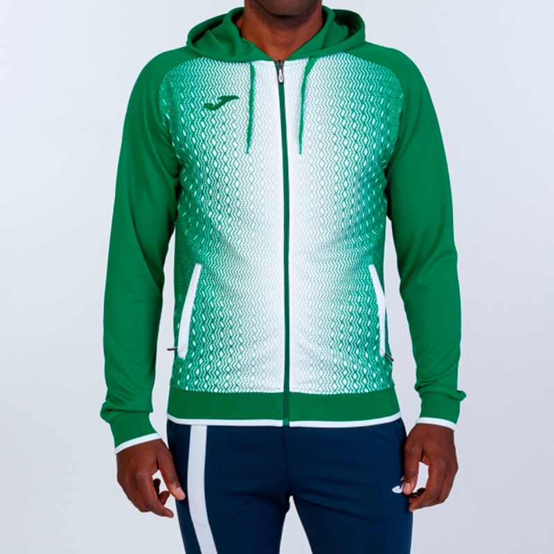 Joma Supernova Men's Hooded Jackets Green | YLPV56301