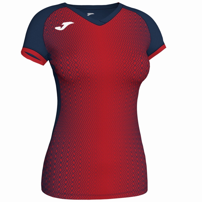 Joma Supernova Women\'s T Shirts Red | ICLE14759