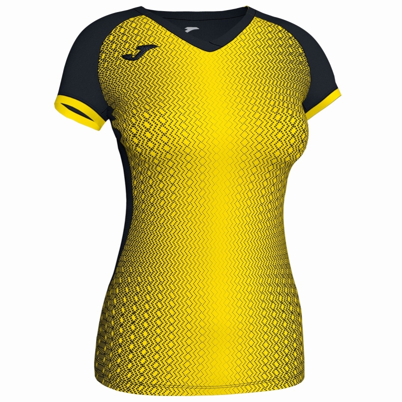 Joma Supernova Women\'s T Shirts Yellow | MYQK13568