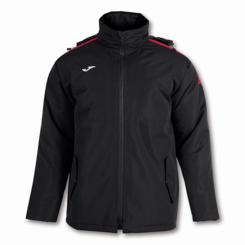 Joma Trivor Men's Coats Black | MPUR16925