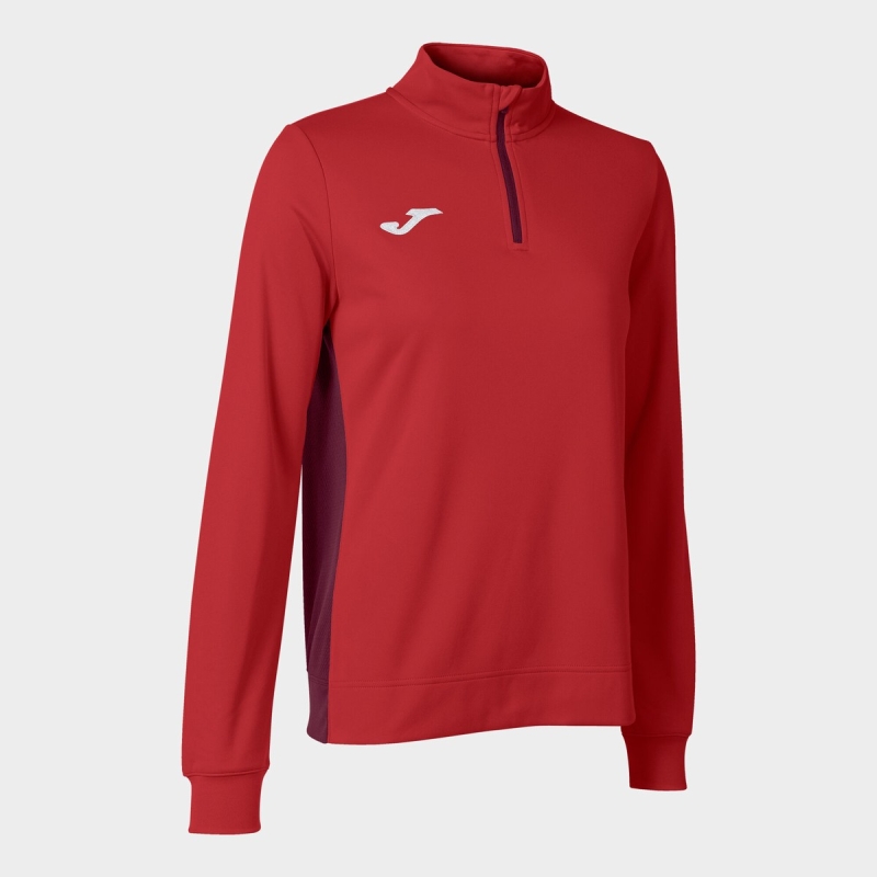 Joma Winner II Women\'s Sweatshirts Red | XTFG90637